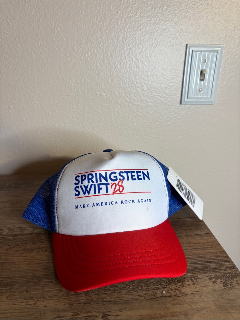 Springsteen Swift '28 Red White Blue Trucker Hat